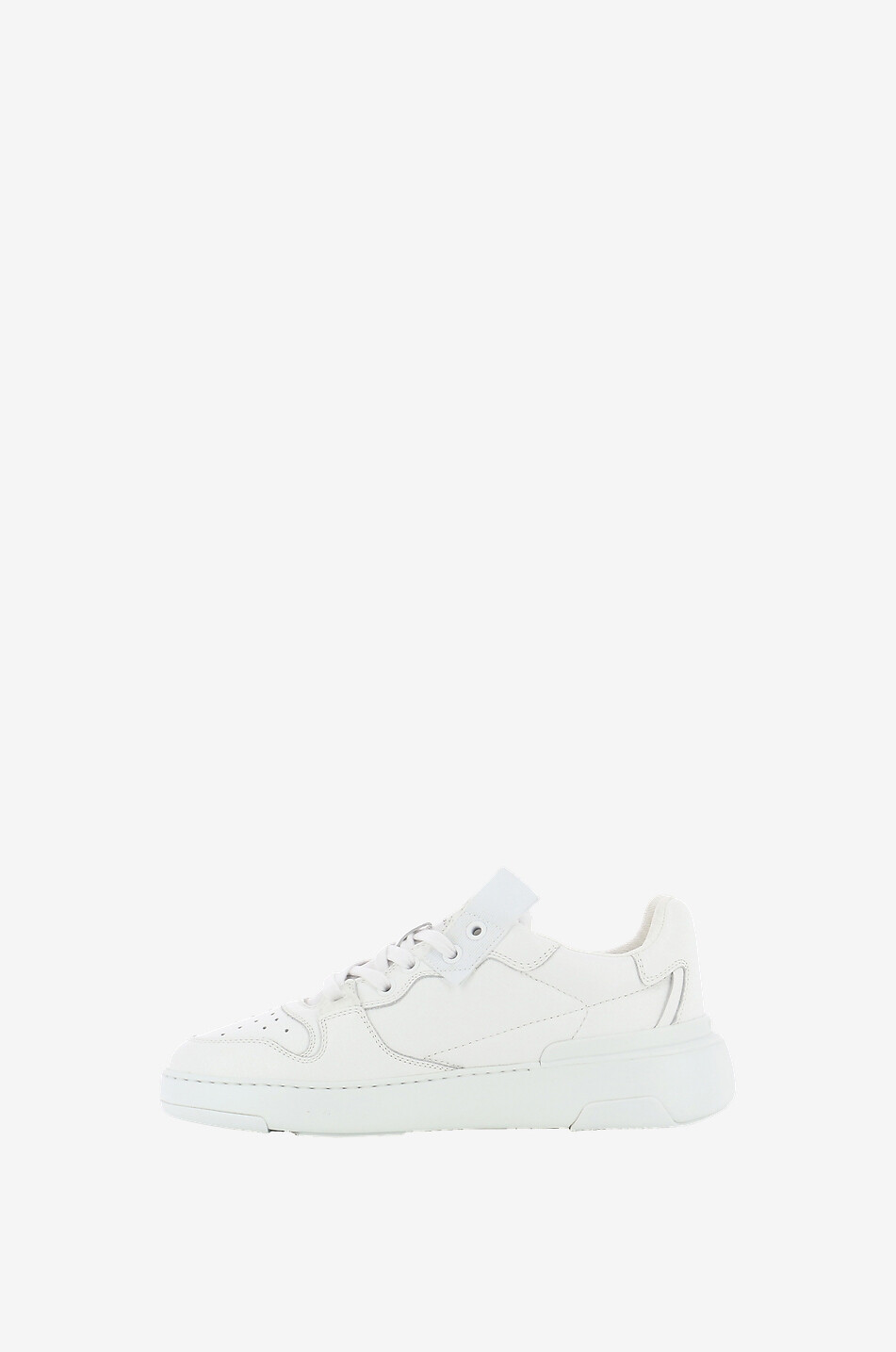 GIVENCHY Wing perforated grained leather sneakers Women WHITE 3