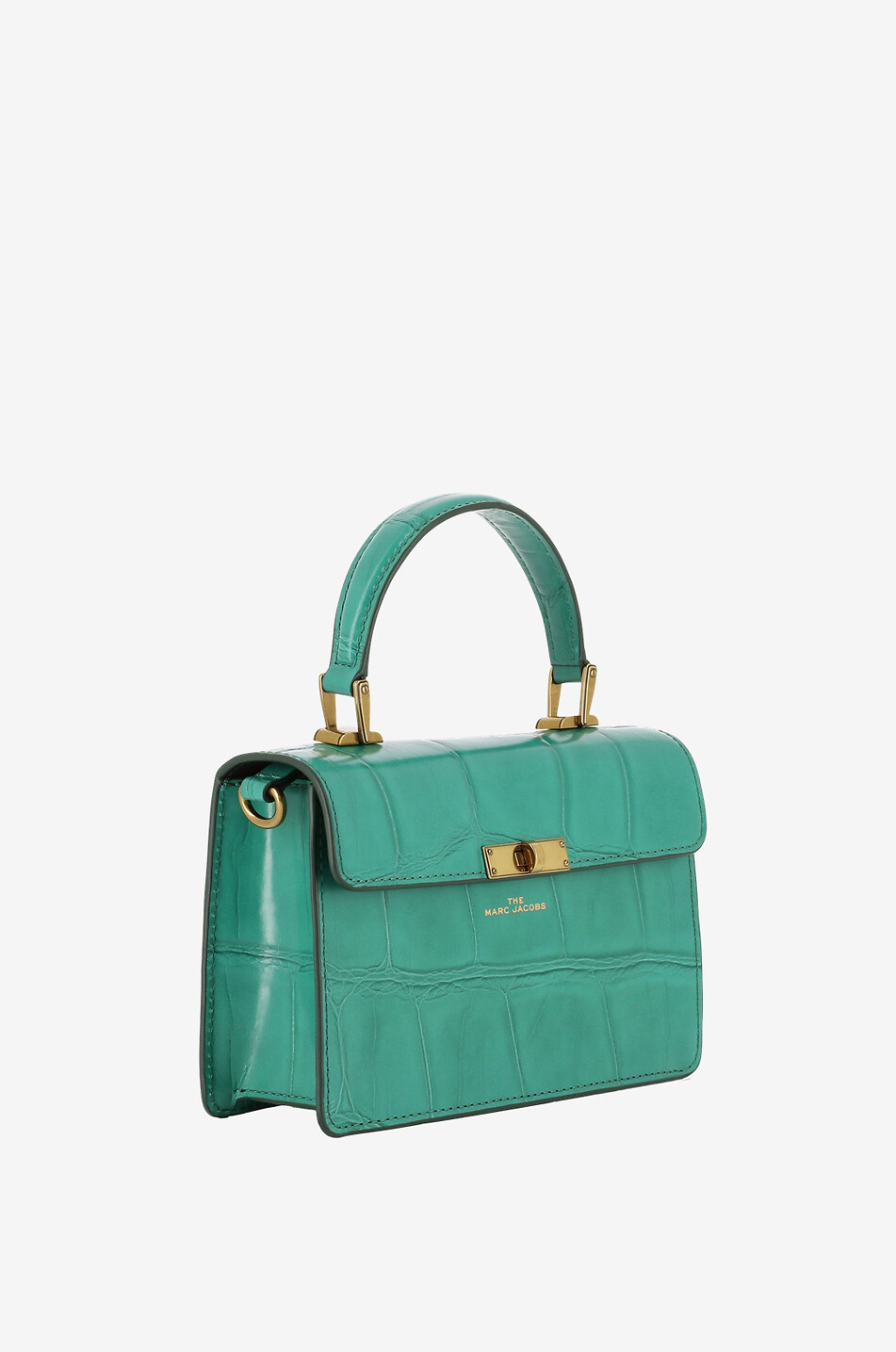 MARC JACOBS The Downtown textured leather handbag Women GREEN 2