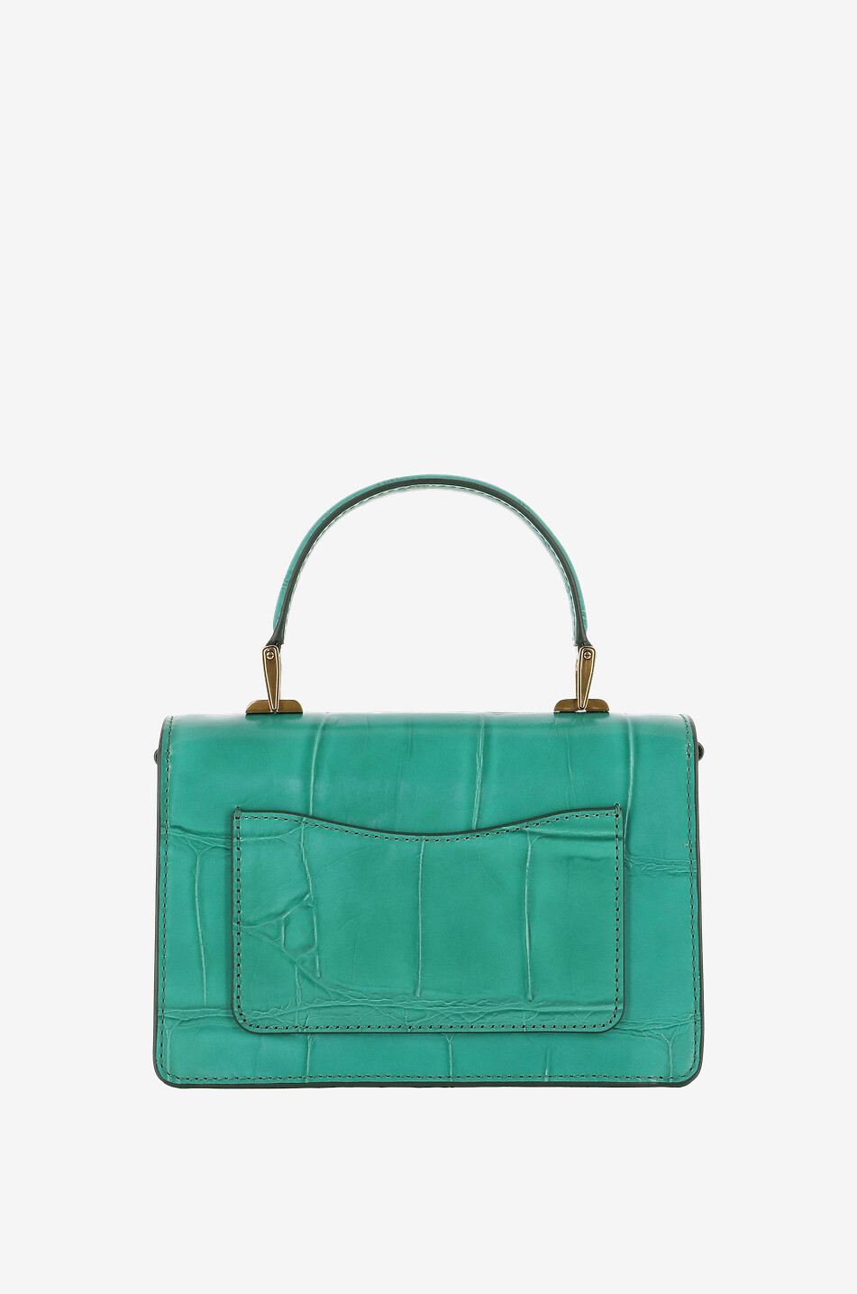 MARC JACOBS The Downtown textured leather handbag Women GREEN 3