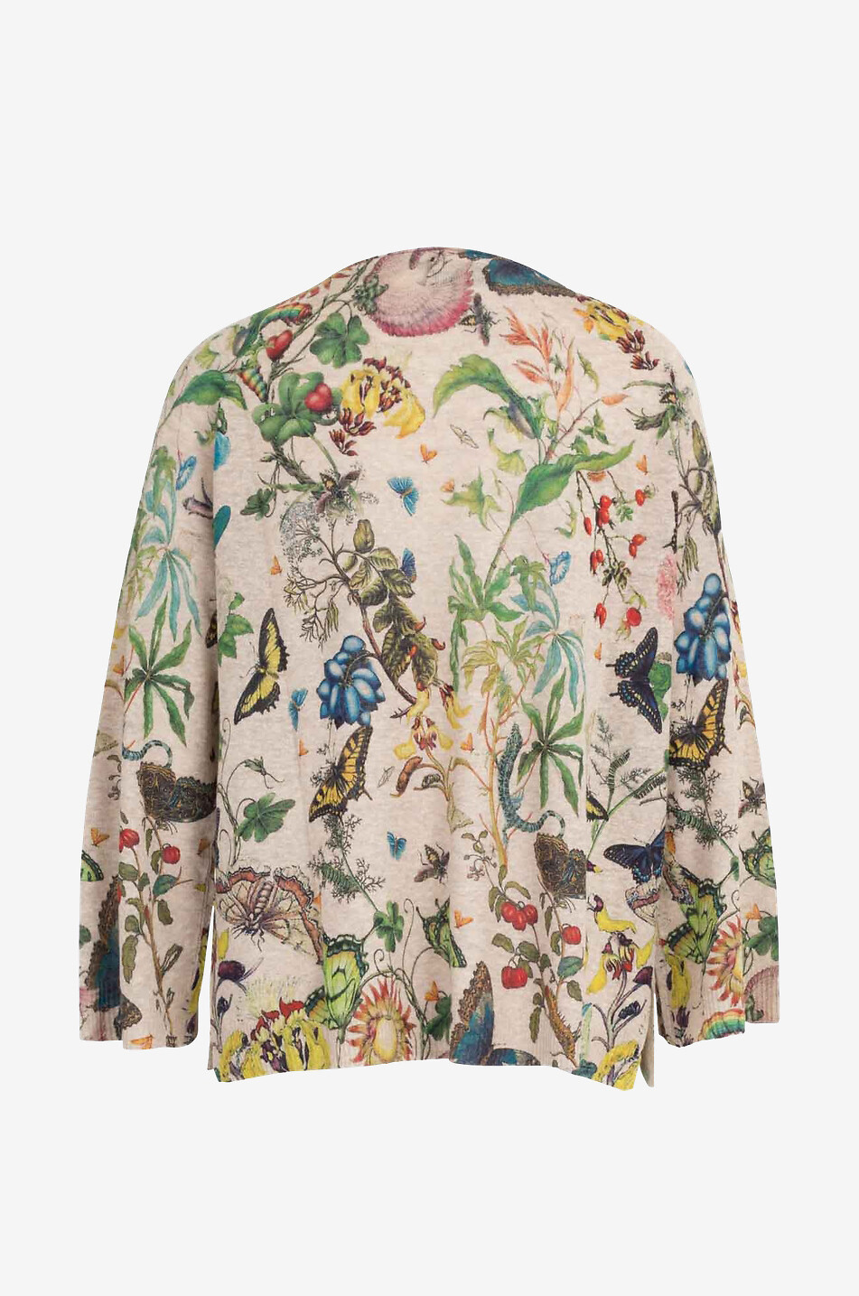 PRINCESS Pull en lin et coton imprimé planche botanique Femme MULTICOLORE 2