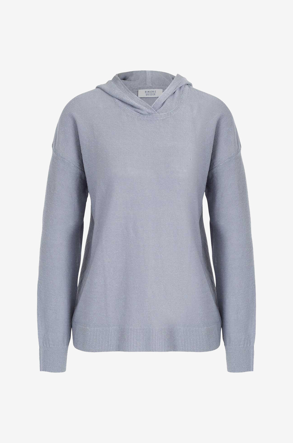 Pull à capuche esprit sweat-shirt en lin