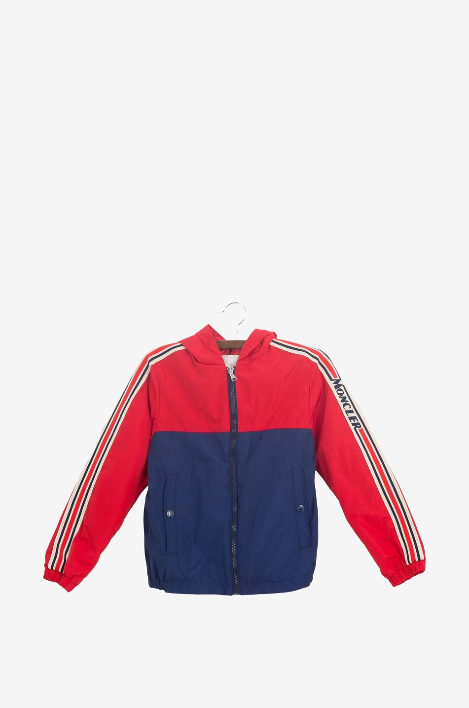 Gittaz hooded bicolour lightweight jacket