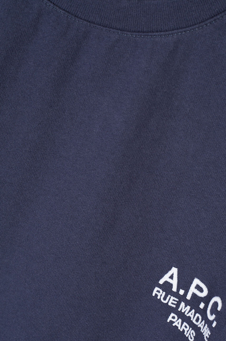 A.P.C. Baumwoll-T-Shirt mit Logo Raymond Herren DUNKELBLAU 3