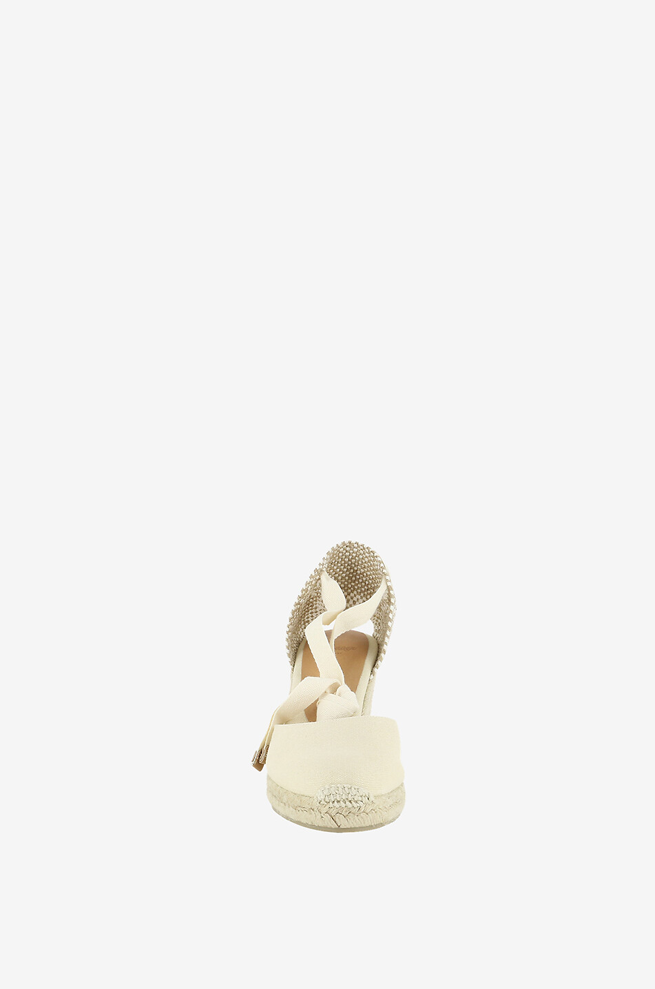 CASTANER Espadrilles compensées à lacer Carina 9 cm Femme BLANC CASSE 2
