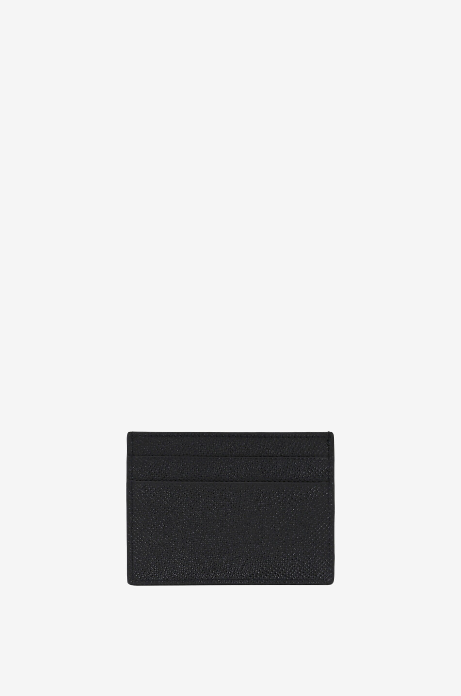 DOLCE & GABBANA Porte-cartes en cuir dauphine DG Femme NOIR 2