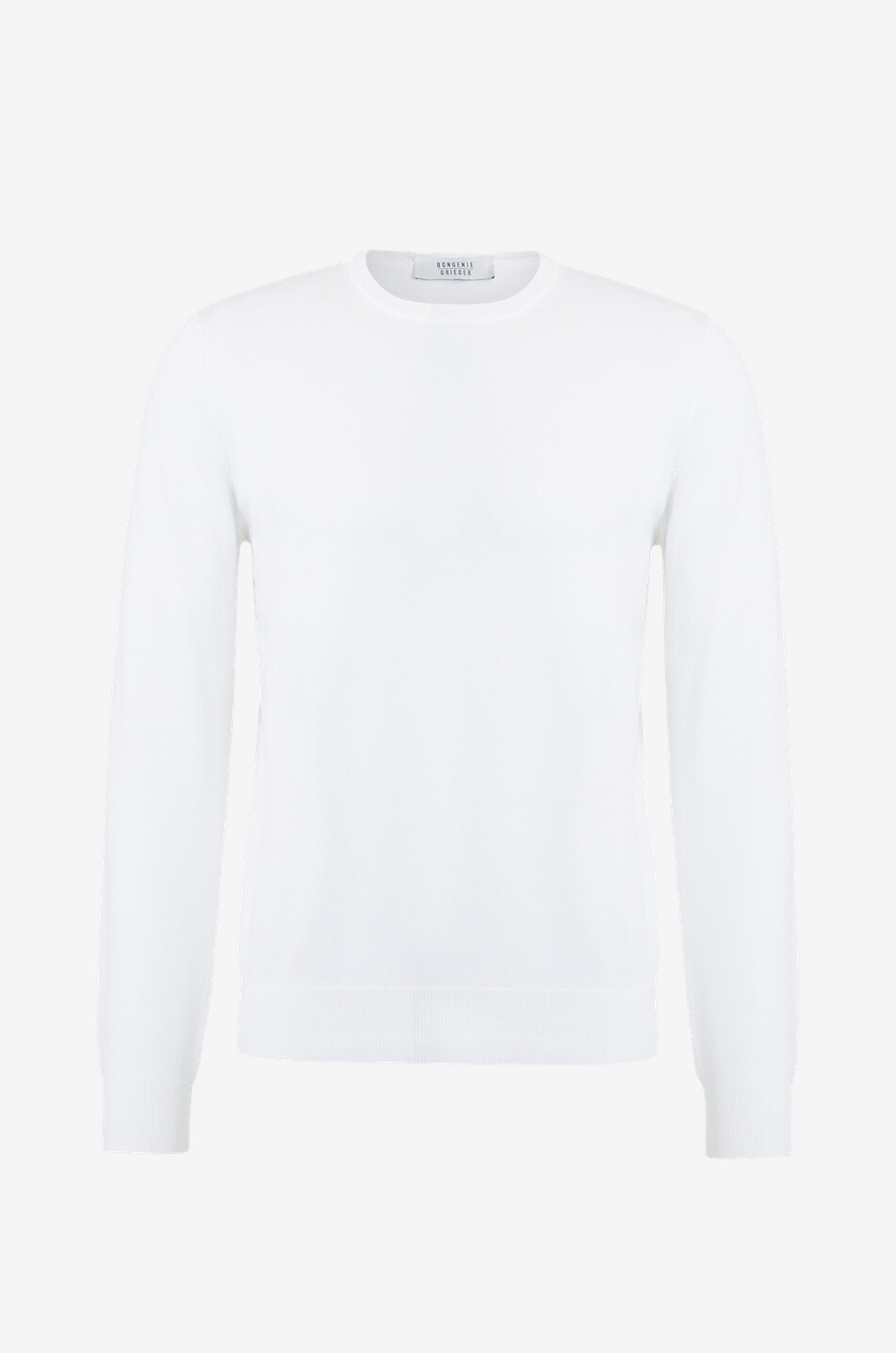 Classic lightweight cotton crew neck jumper