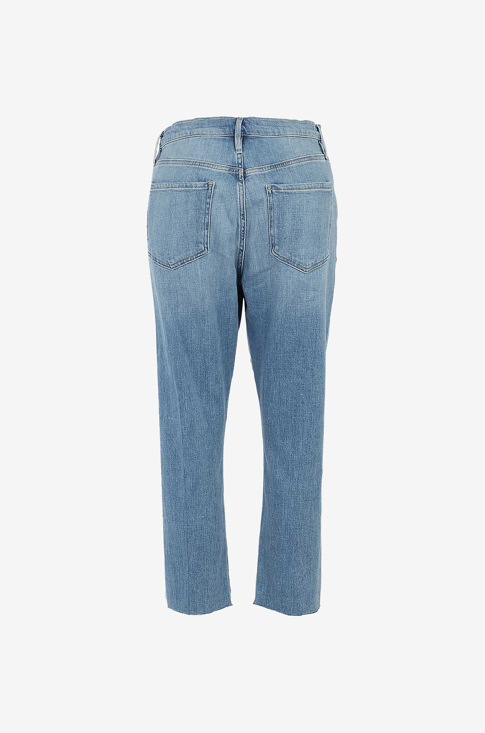 FRAME Verküzte, ausgewaschene Jeans mit Rissen Le Beau Crop Damen BLAU 2
