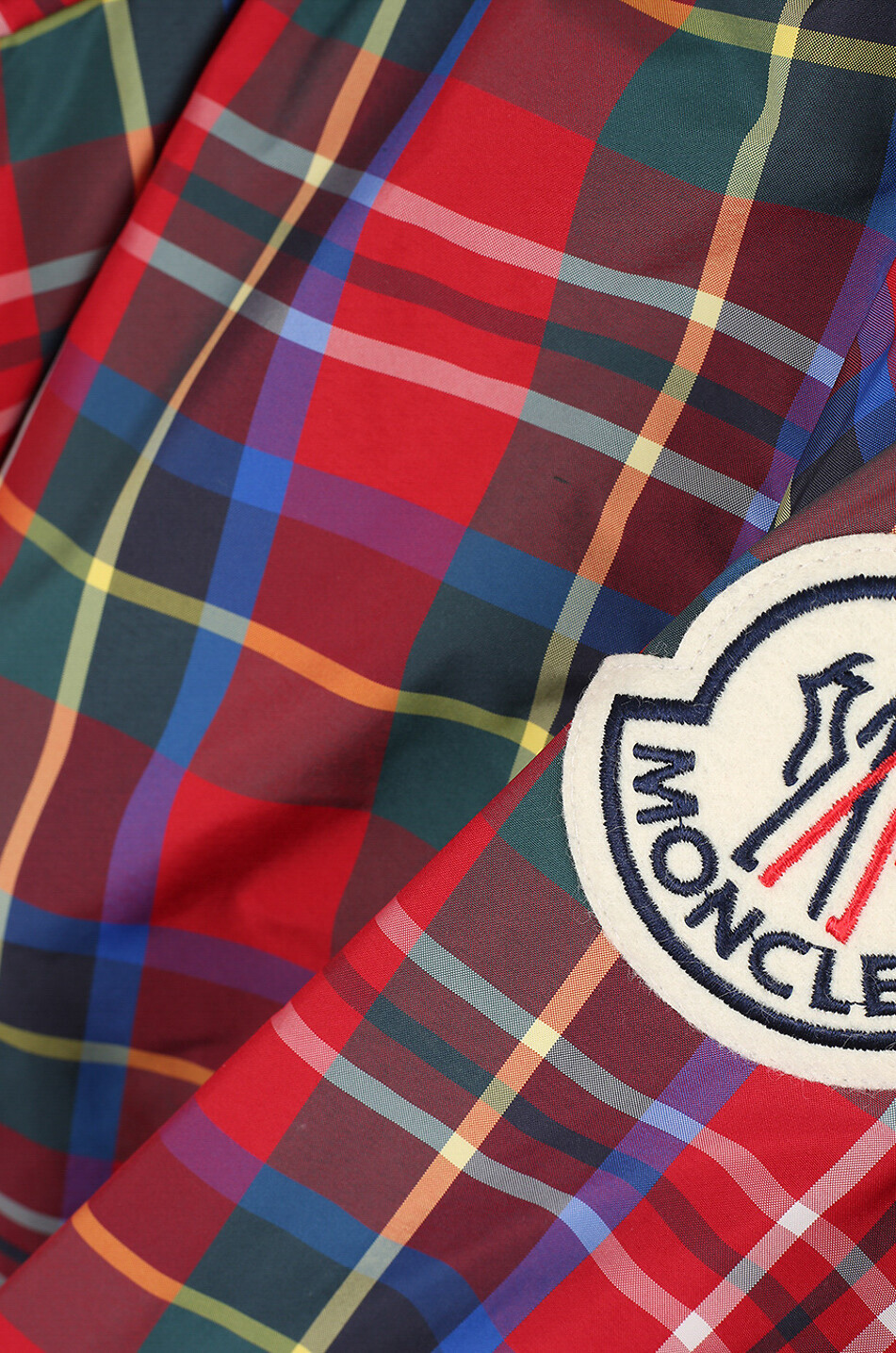 MONCLER Veste légère à carreaux avec capuche Yser Homme MULTICOLORE 3