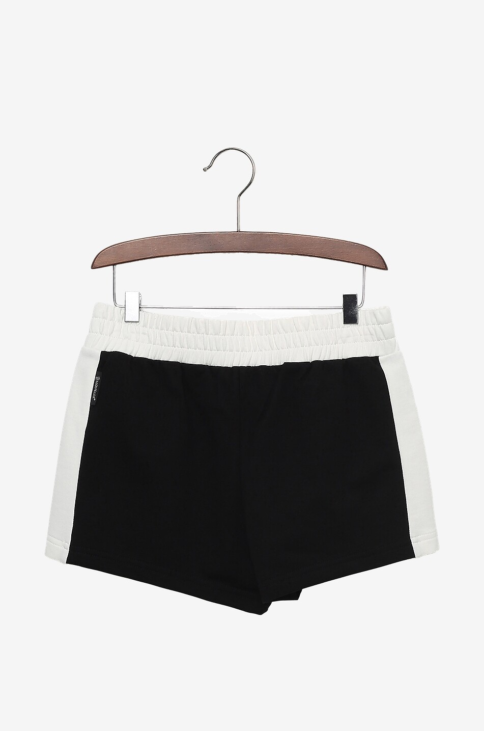 MONCLER Short en coton molletonné Fille NOIR 2