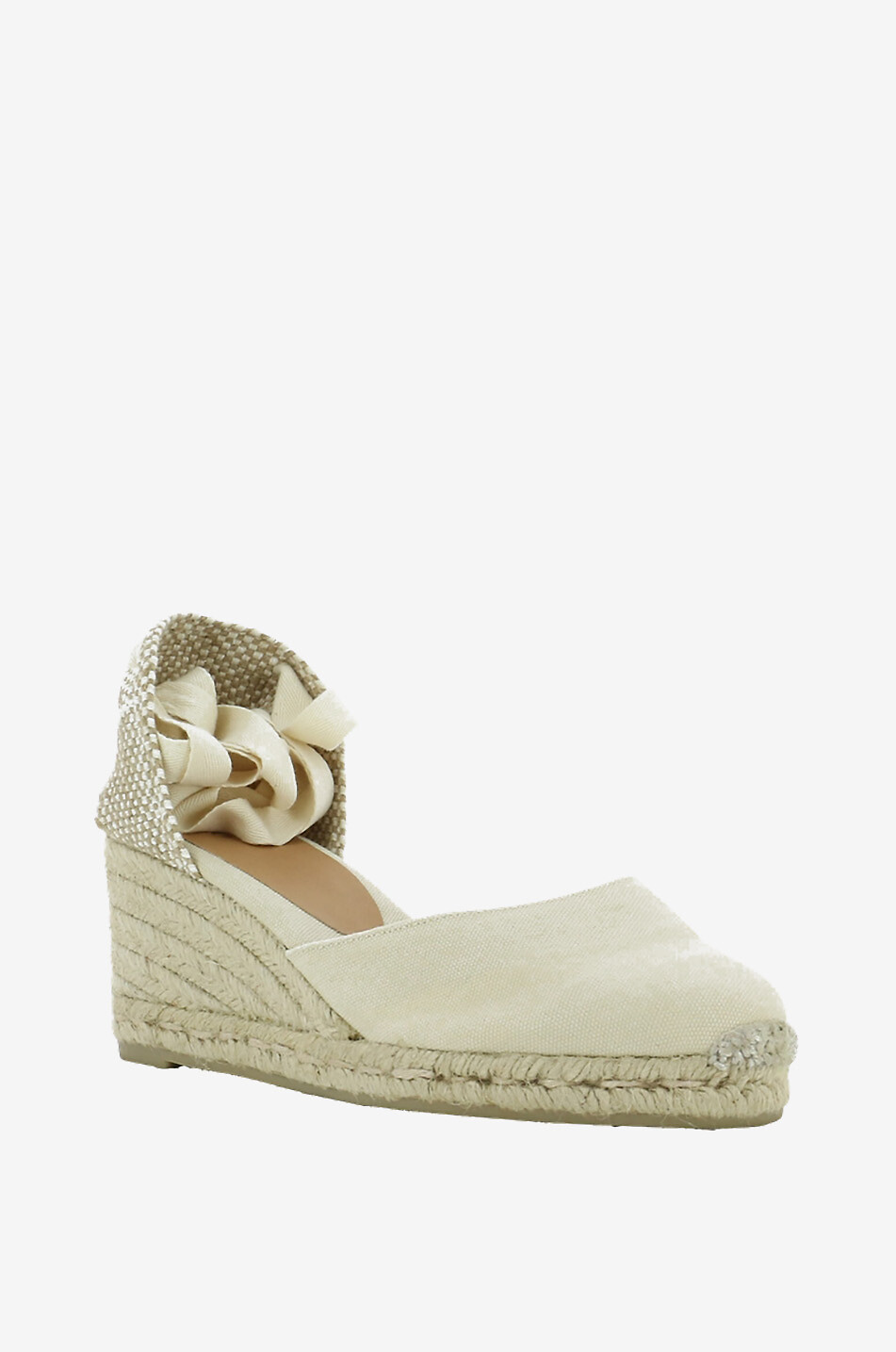 Cariña 60 lace-up wedge espadrilles