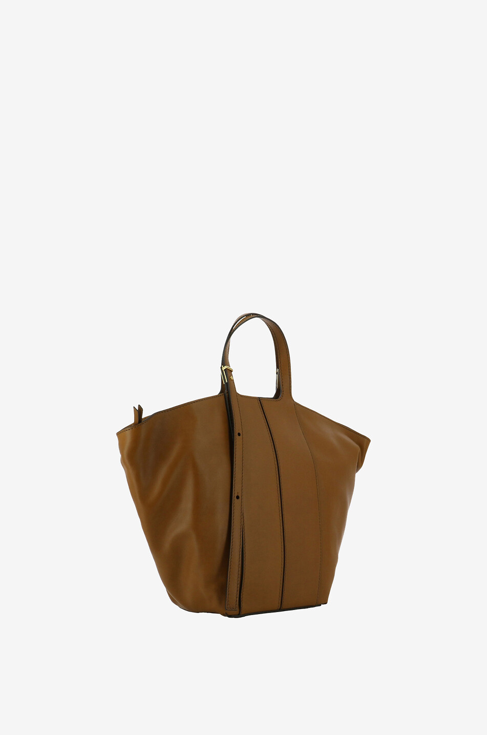 GIANNI CHIARINI Sac à main en cuir Diletta Large Femme CAMEL 2