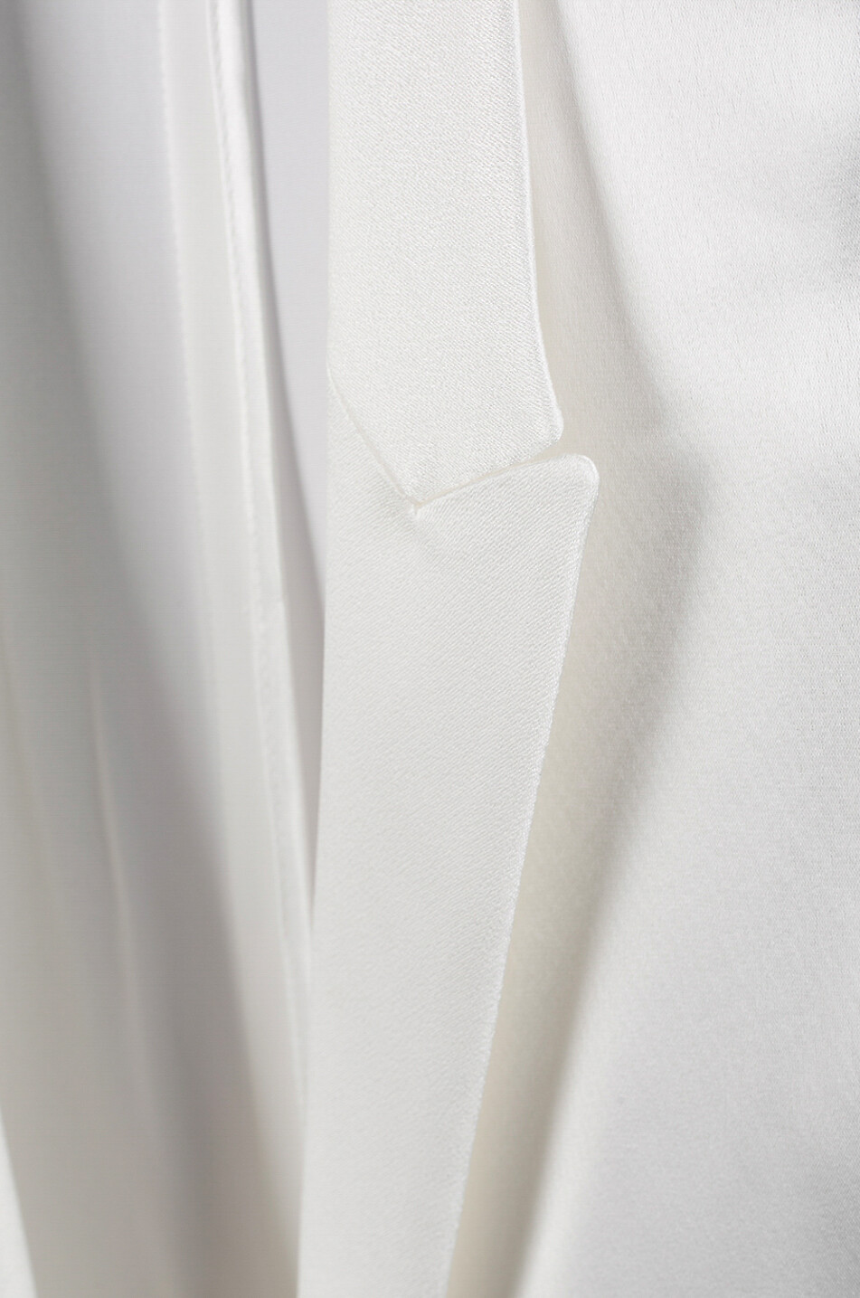 GALVAN LONDON Callisto long satin wrap dress Women WHITE 3