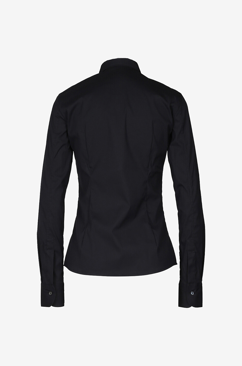 ARTIGIANO Claire cotton-blend shirt Women BLACK 2