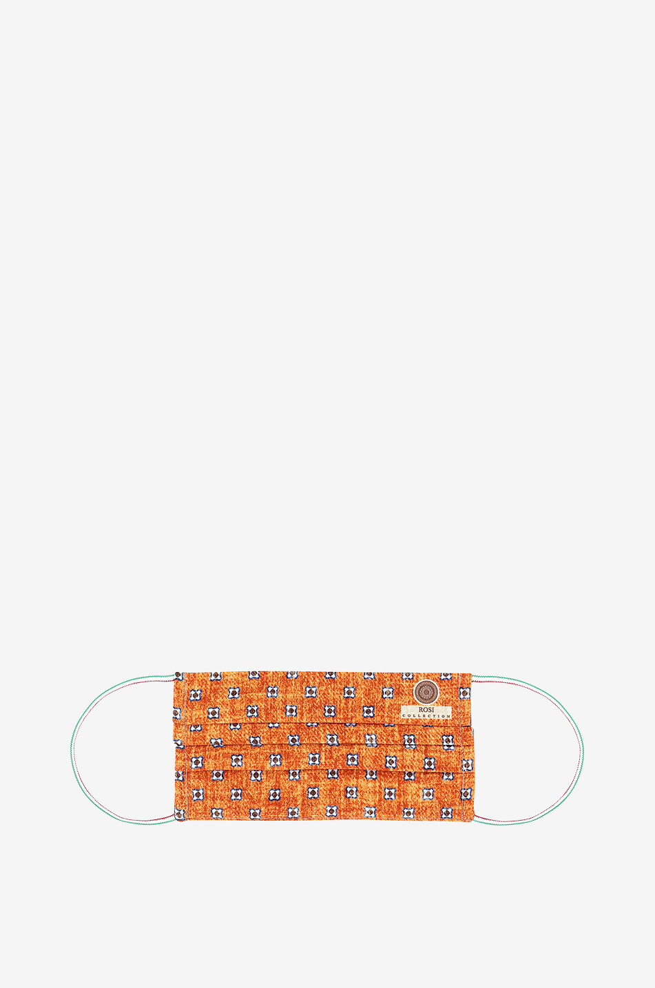 ROSI COLLECTION Chirurgische Mundschutzmaske mit graphischen Motiven Herren ORANGE 1
