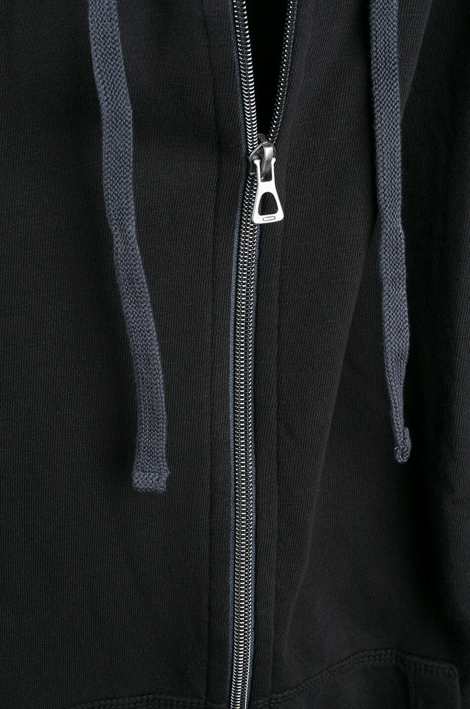 Vintage effect hooded sweat jacket