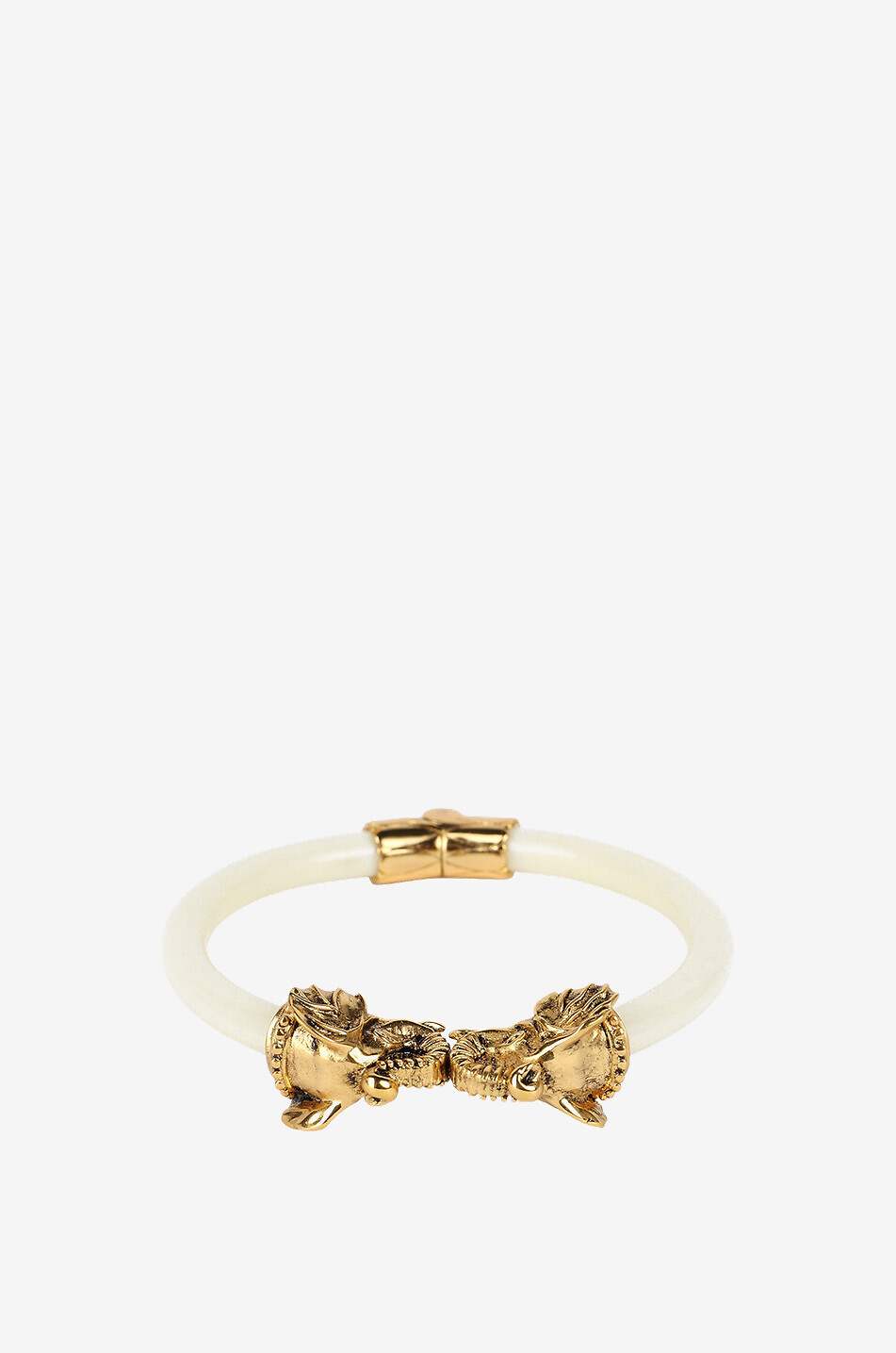 LA2L Aya Éléphant resin and golden brass bracelet Women GOLDEN 1