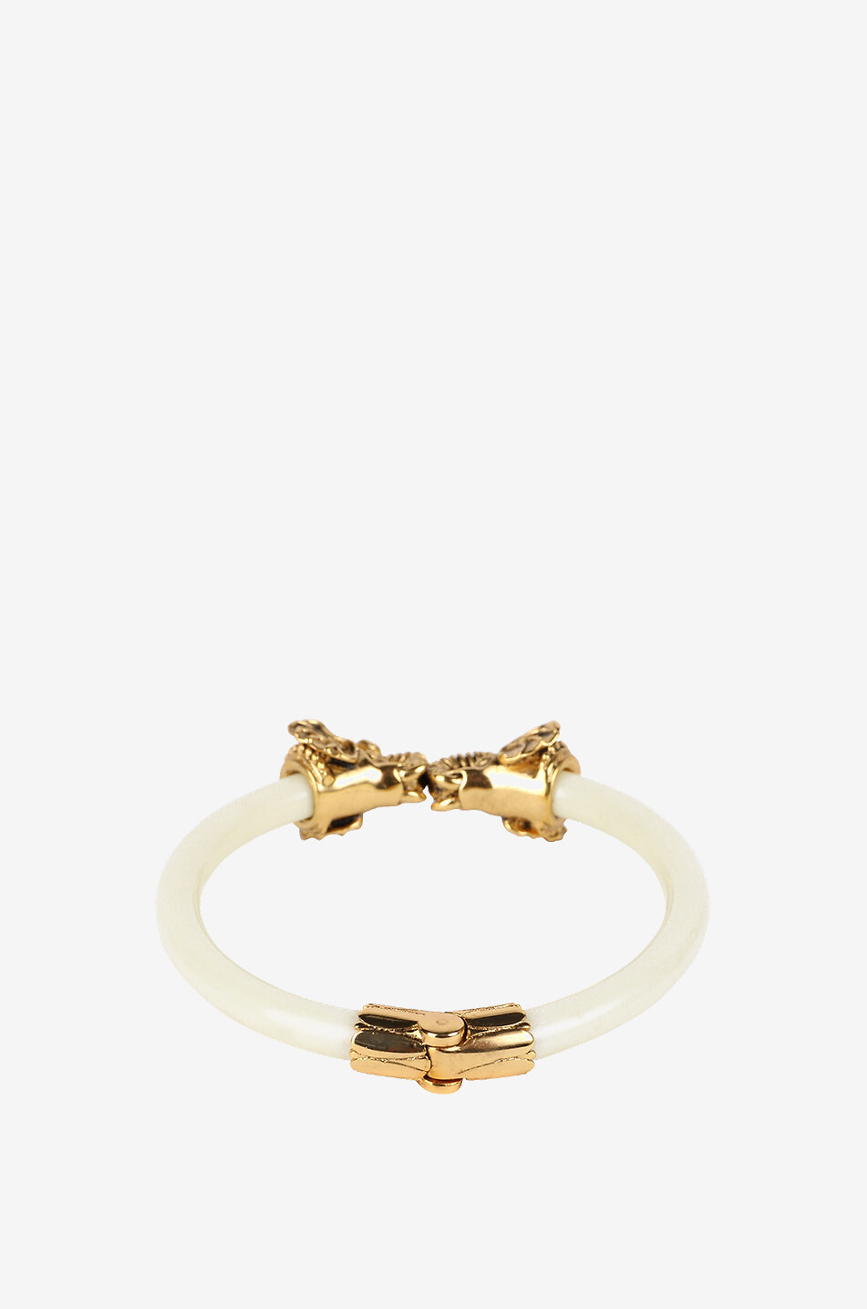 LA2L Aya Éléphant resin and golden brass bracelet Women GOLDEN 2