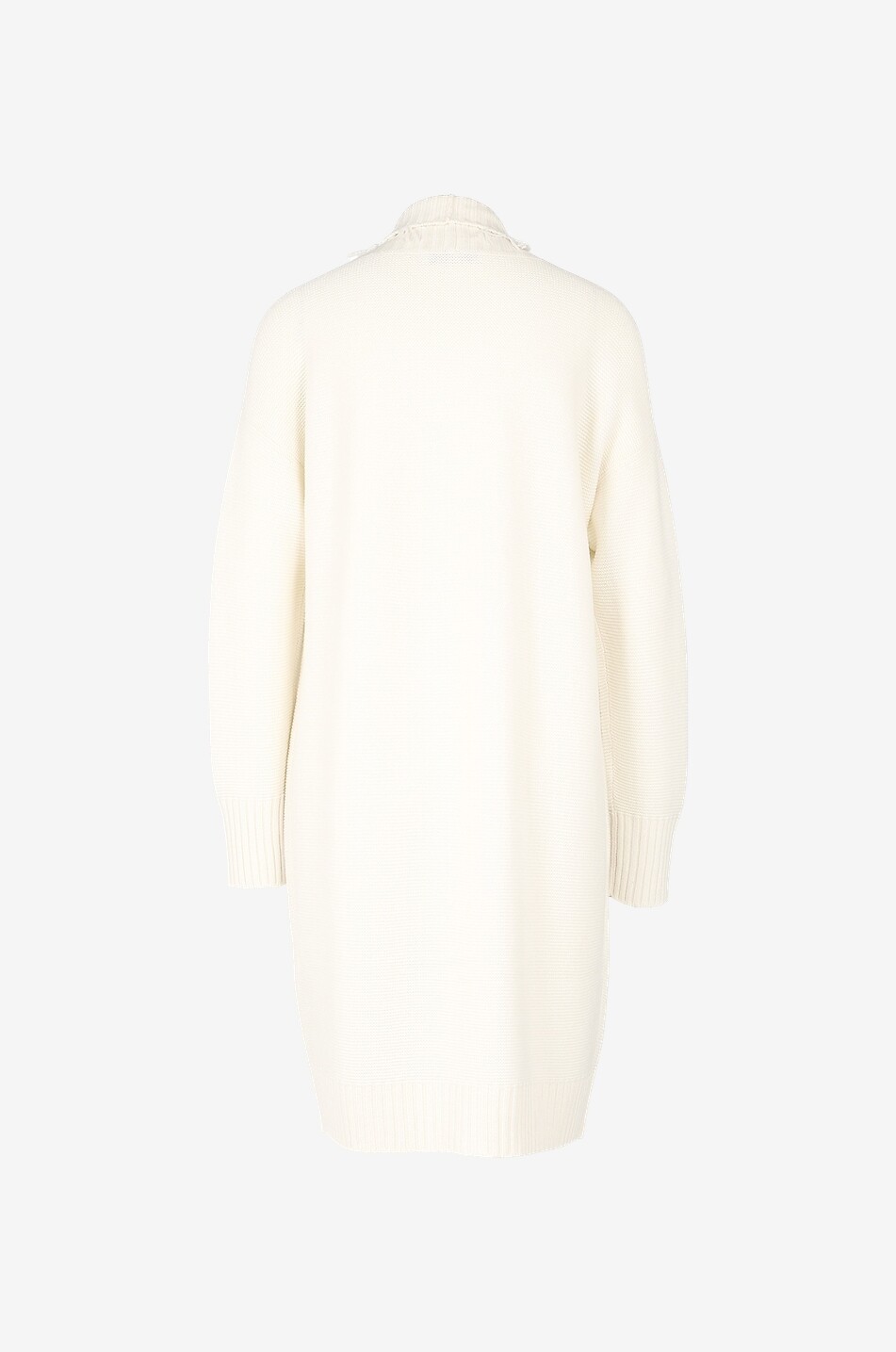 FABIANA FILIPPI Langer Cardigan aus Wolle, Seide und Kaschmir Damen WEISS 2