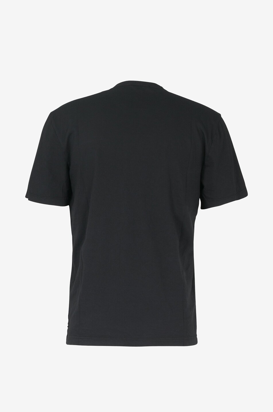 JAMES PERSE Rundhals-Kurzarm-T-Shirt aus leichtem Jersey Herren SCHWARZ 2
