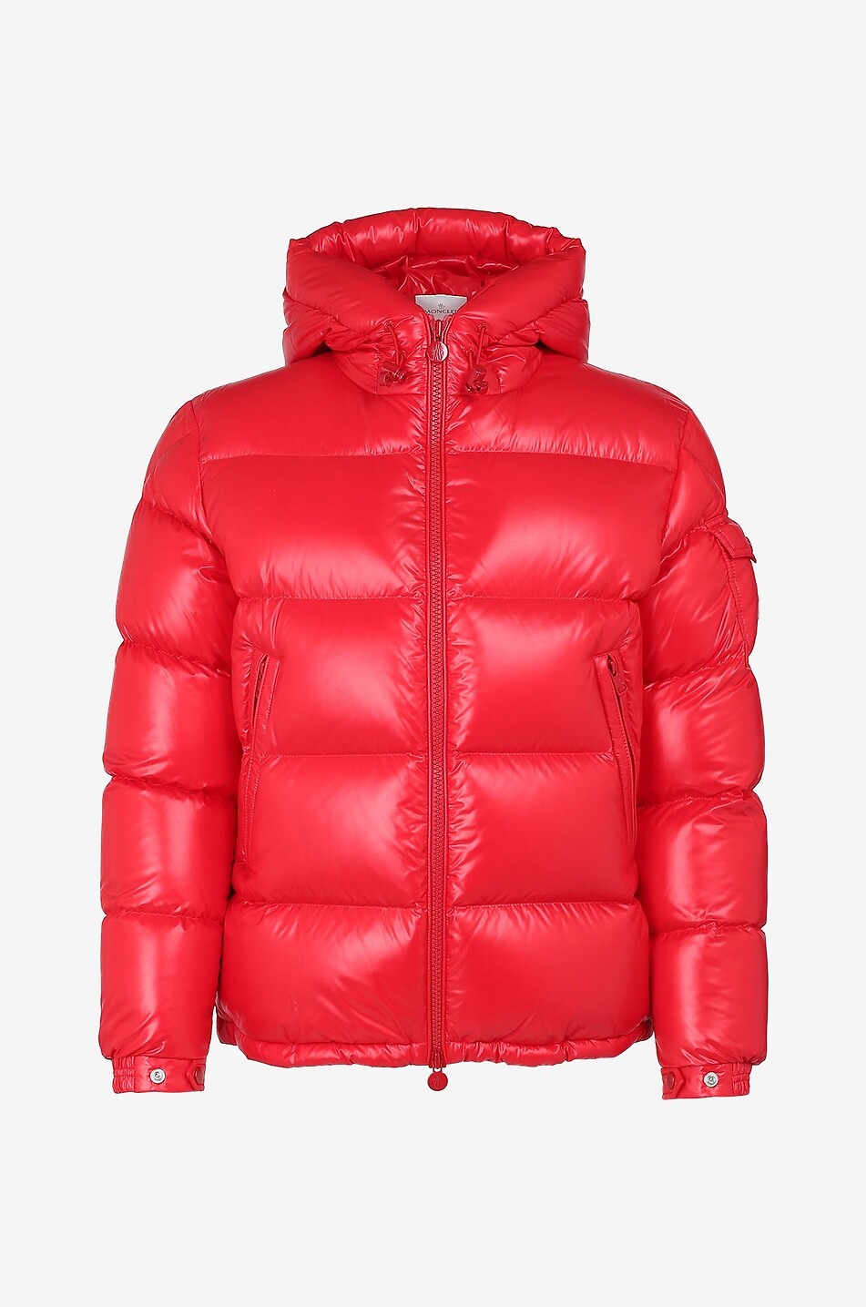 Doudoune en nylon laqué à capuche Ecrins