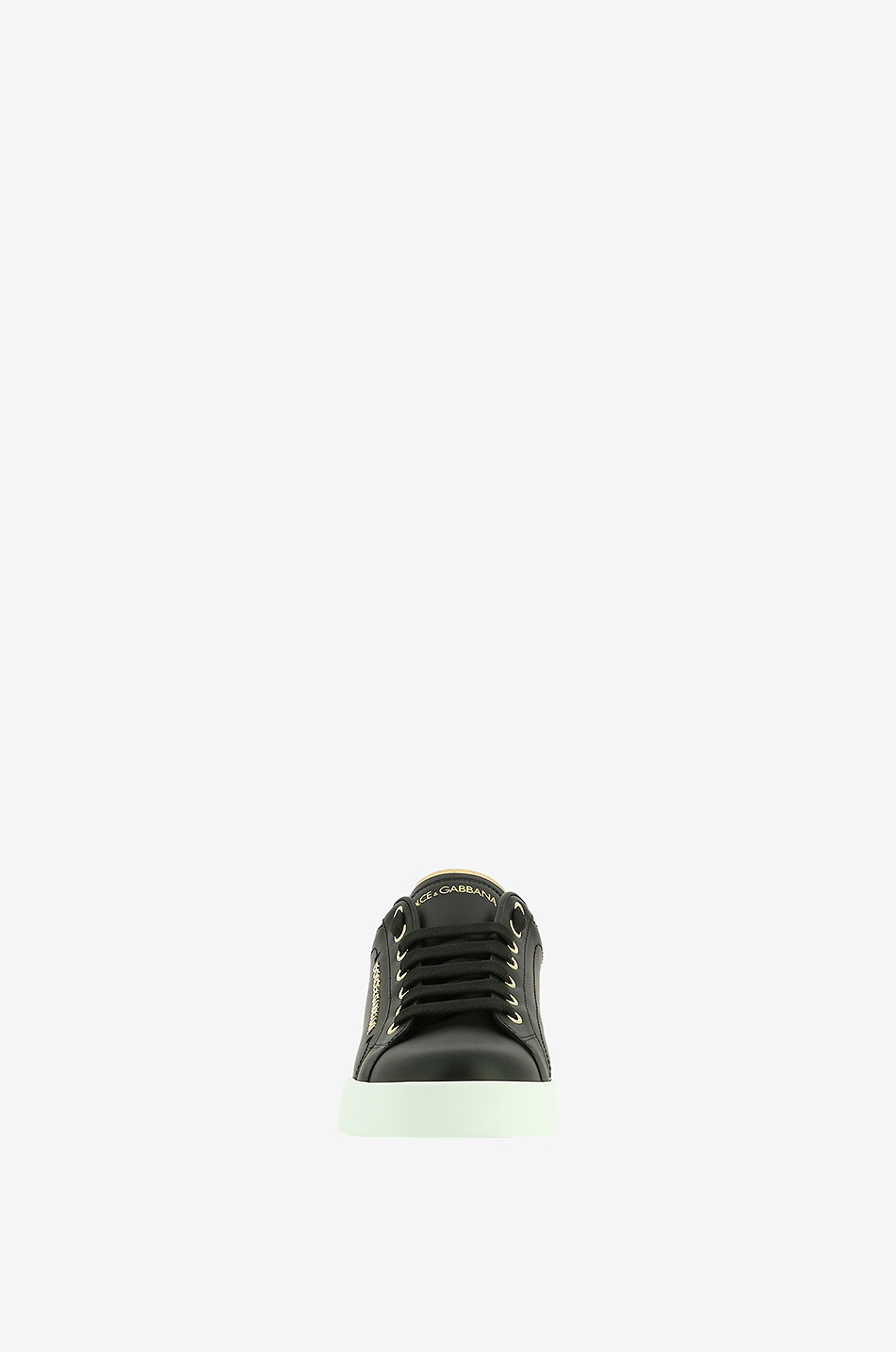 DOLCE & GABBANA Portofino Light leather low-top lace-up sneakers Women MULTI COLOURED 1 2