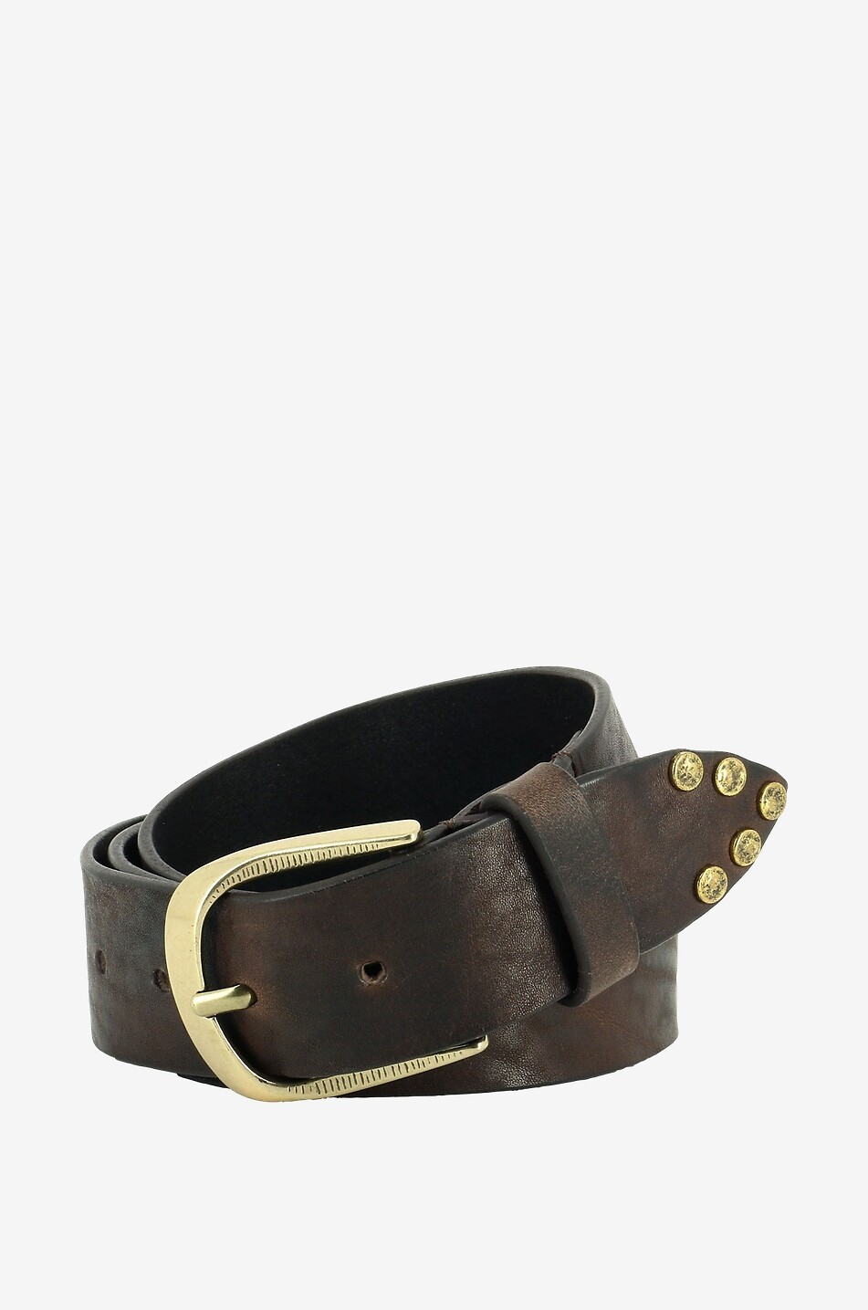 Ceinture cuir vintage best sale