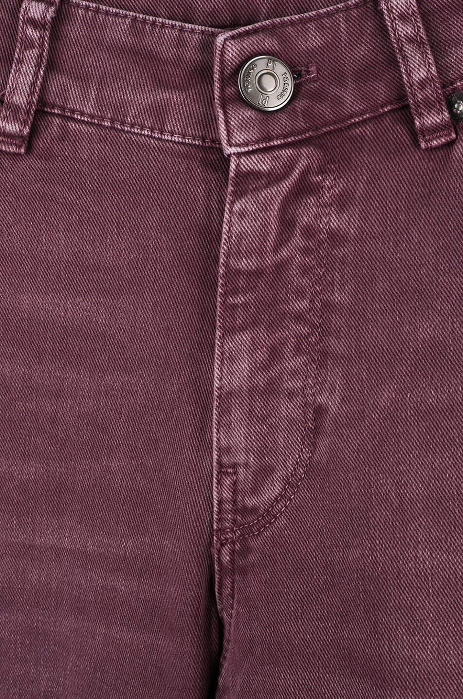 PT TORINO DENIM Jean slim en coton mélangé Swing Homme ROUGE MOYEN 3