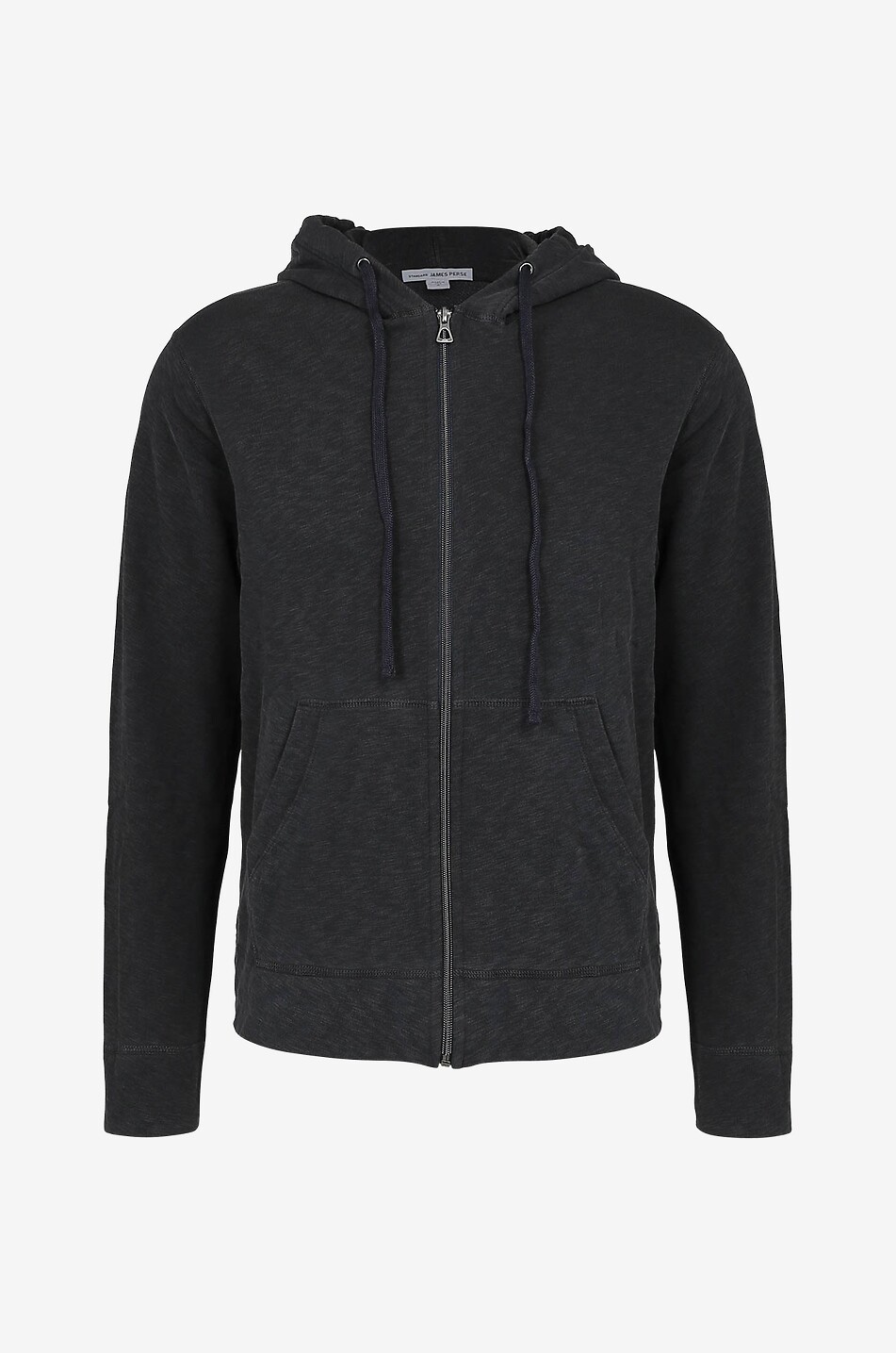 JAMES PERSE Kapuzensweatjacke im Vintage-Look Herren DUNKELGRAU 1
