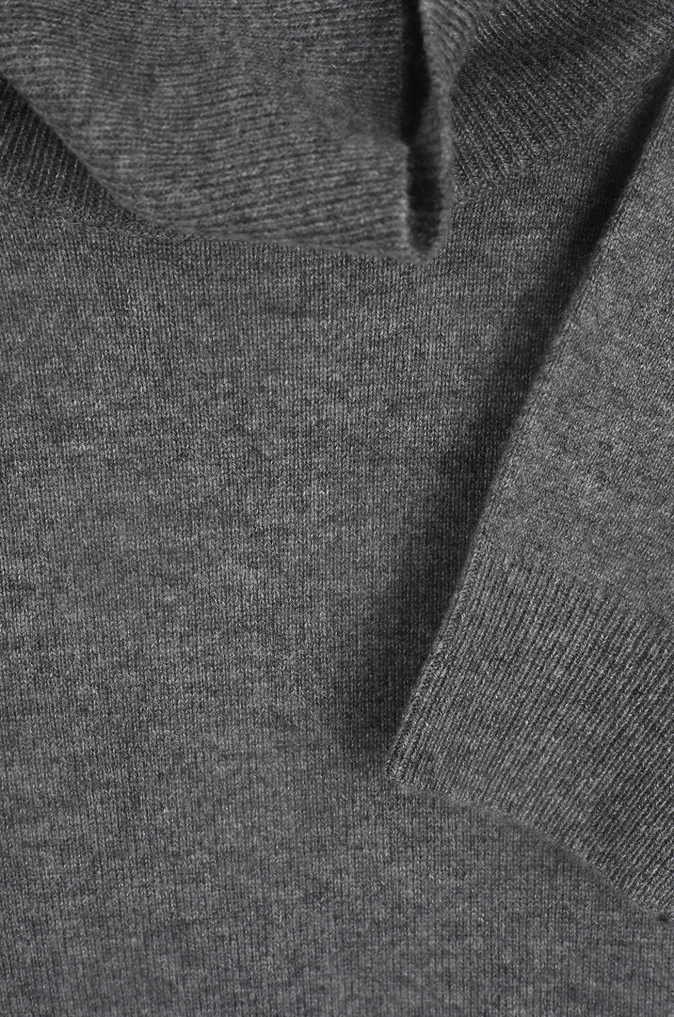 BONGENIE Fitted fine cashmere turtleneck jumper Women MEDIUM GREY 3