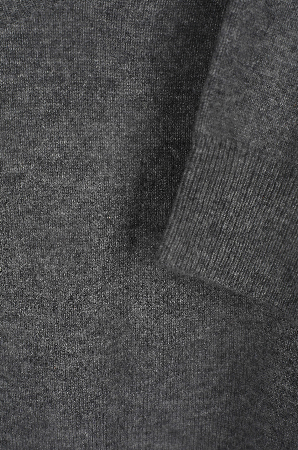 BONGÉNIE Pull en cachemire à col rond et manches raglan Femme GRIS MOYEN 3