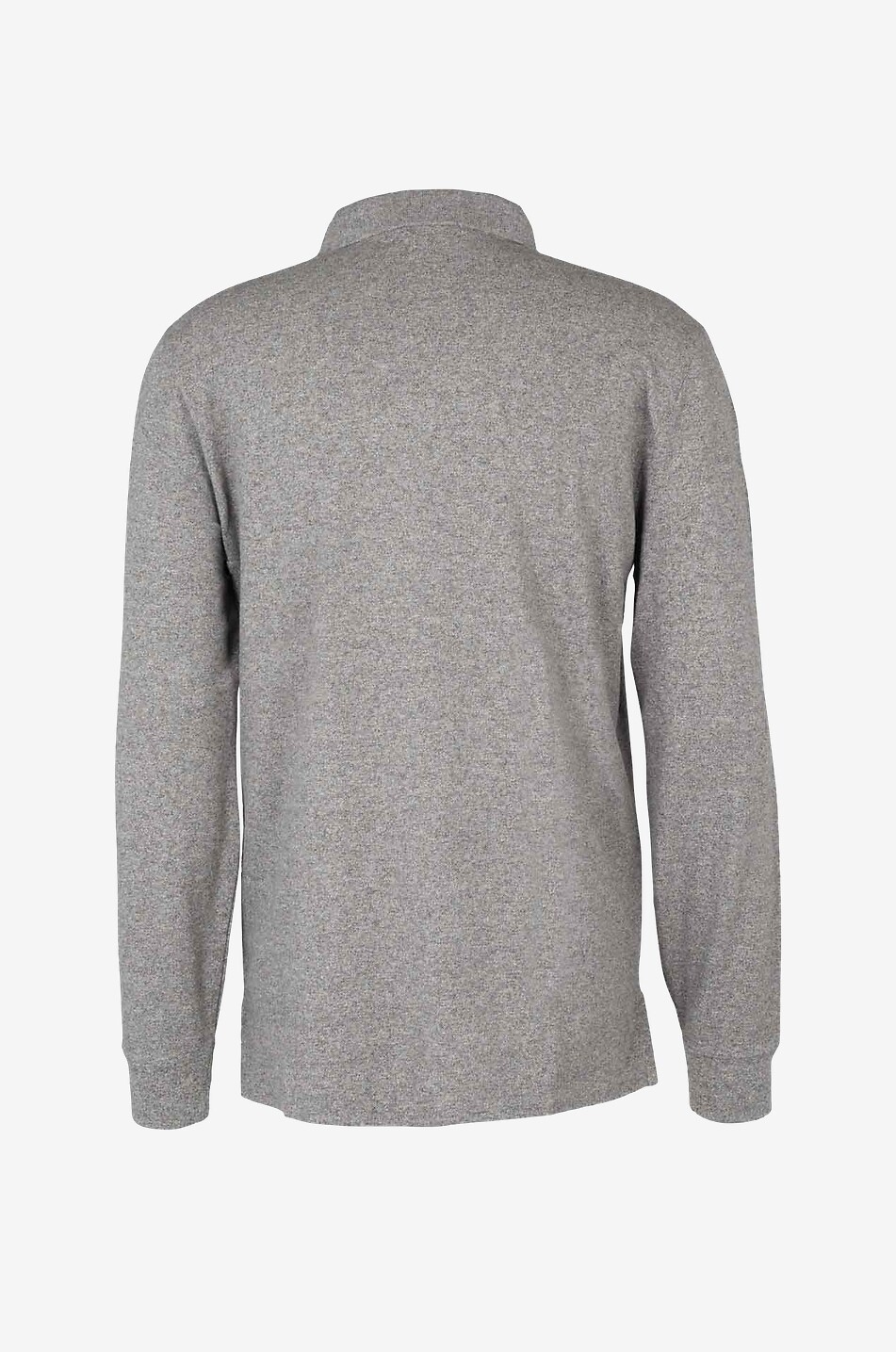 POLO RALPH LAUREN Custom Slim Fit long-sleeved cotton piqué polo shirt Men DARK GREY 2