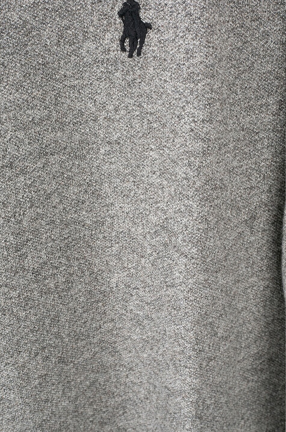 POLO RALPH LAUREN Custom Slim Fit long-sleeved cotton piqué polo shirt Men DARK GREY 3