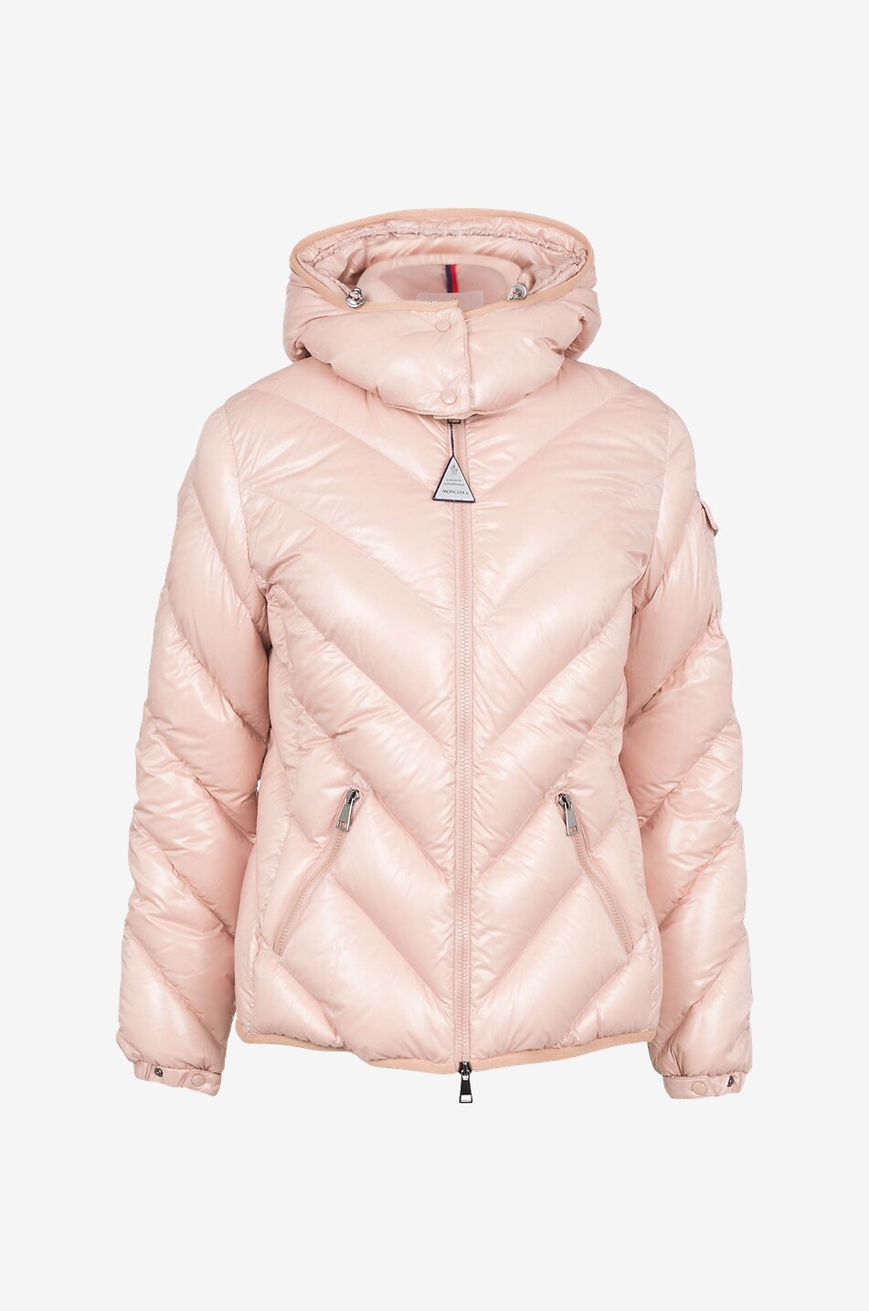 Brouel cinched down jacket in lacquered nylon