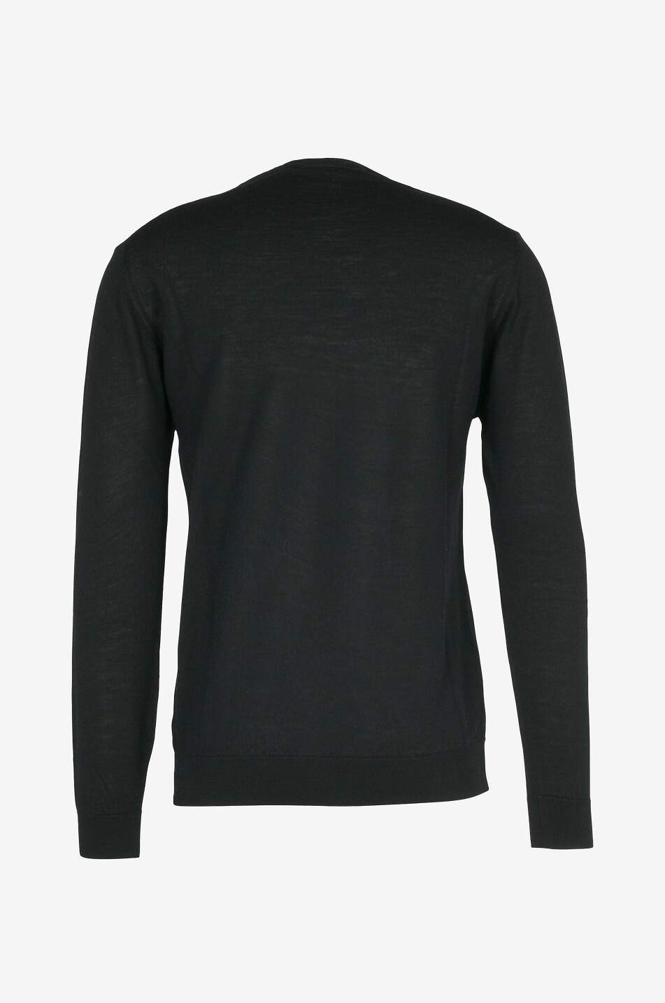 DANIELE FIESOLI Rundhalspullover aus extrafeiner Merinowolle Herren SCHWARZ 2