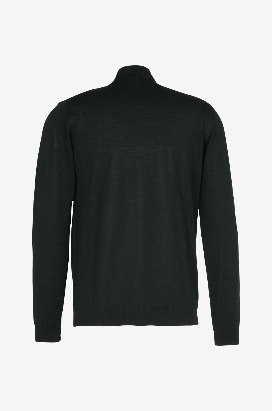 DANIELE FIESOLI Pull fin à col roulé en laine mérinos extrafine Homme NOIR 2