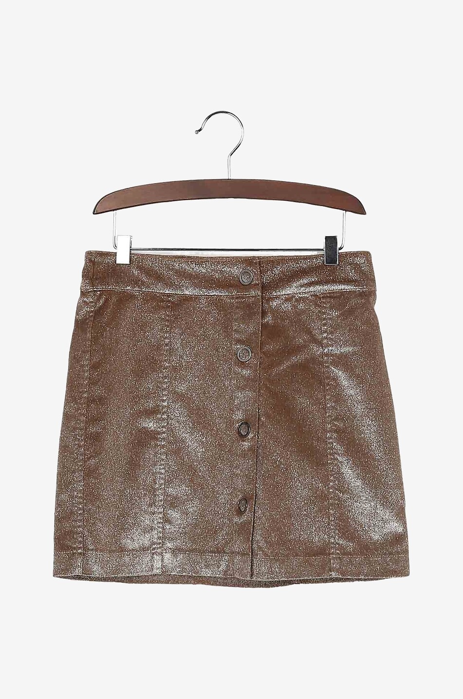 MONCLER Geknöpfter Rock aus Baumwolle  GOLDEN 1