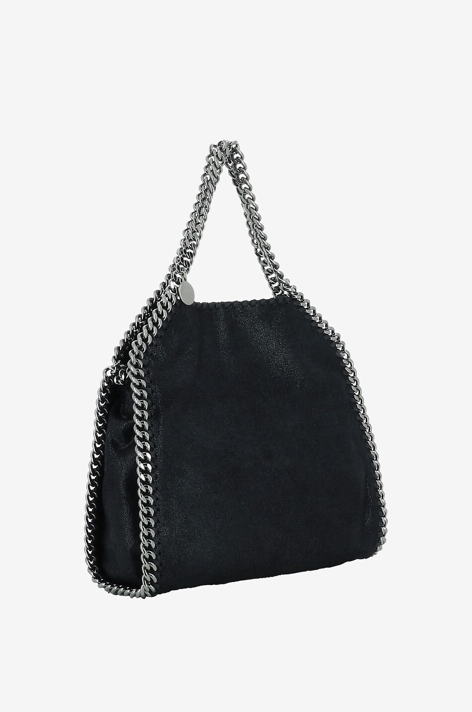STELLA McCARTNEY Falabella Shaggy Deer Mini Tote in faux suede Women BLACK 2