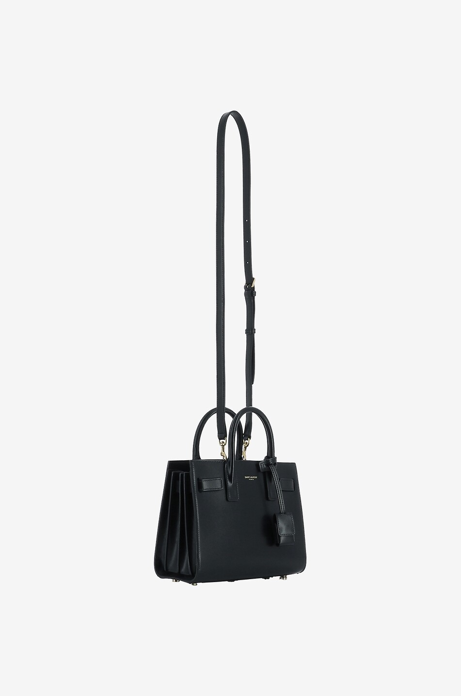 SAINT LAURENT PARIS Handtasche aus steifem Glattleder Classic Sac De Jour Nano Damen SCHWARZ 5
