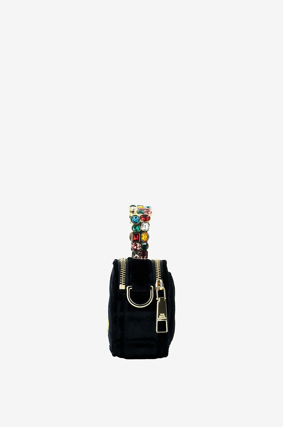 MARC JACOBS Kleine Schultertasche aus Stoff Snapshot Damen SCHWARZ 4