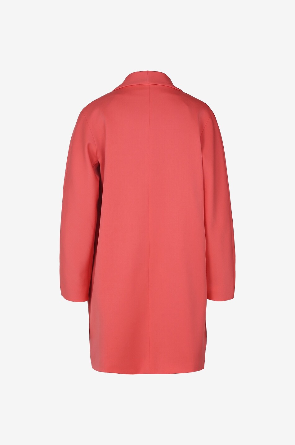 CINZIA ROCCA Manteau léger en laine à boutonnage simple Femme ORANGE CLAIR 2
