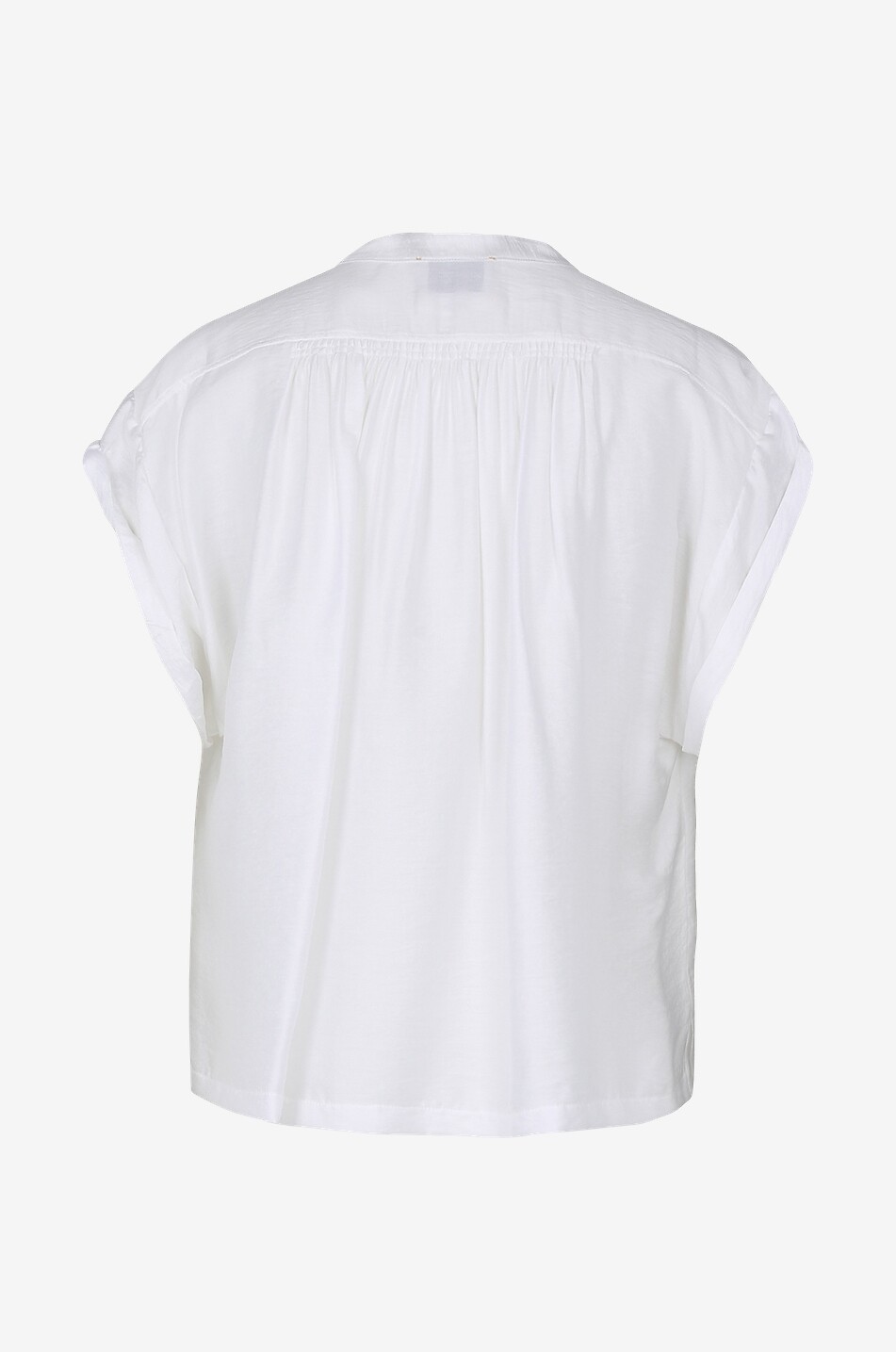 FORTE FORTE Modal twill boxy top Women WHITE 2