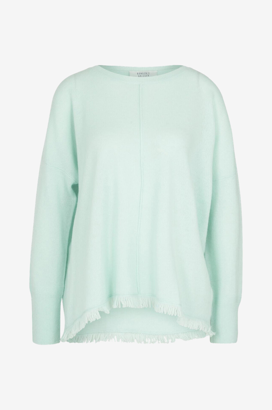 Kaschmirpullover mit Fransen