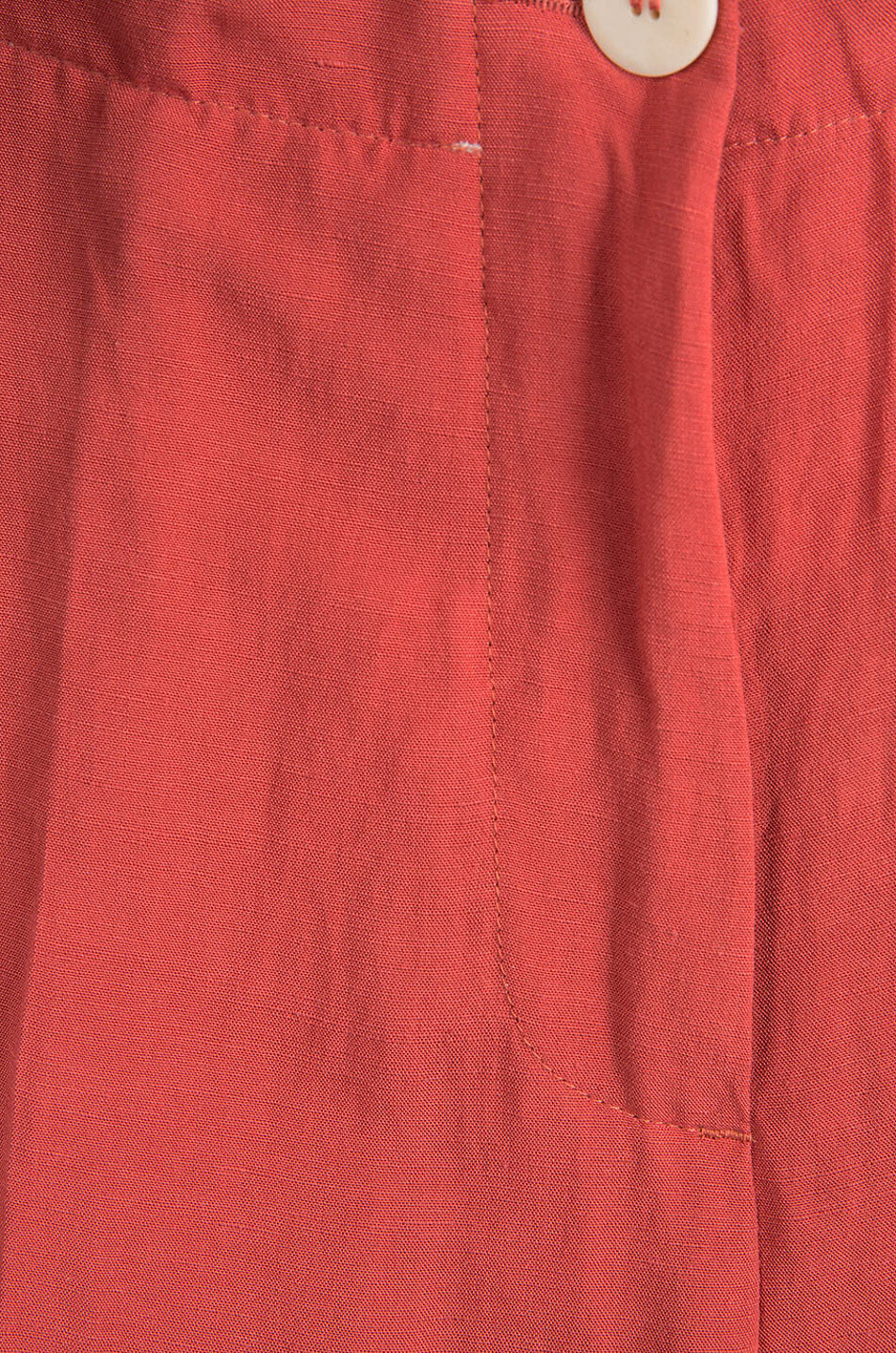 MOMONI Pantalon droit en viscose et lin Aucuba Femme ROSE MOYEN 3