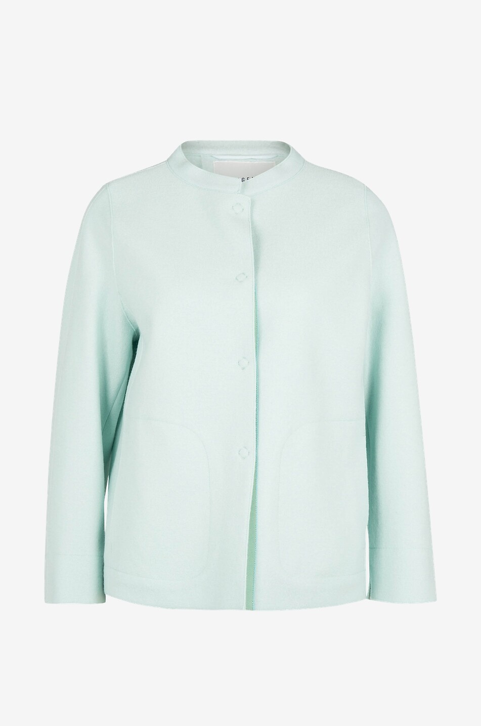 BONGENIE Veste double-face en feutre de laine Becky Femme VERT CLAIR 1