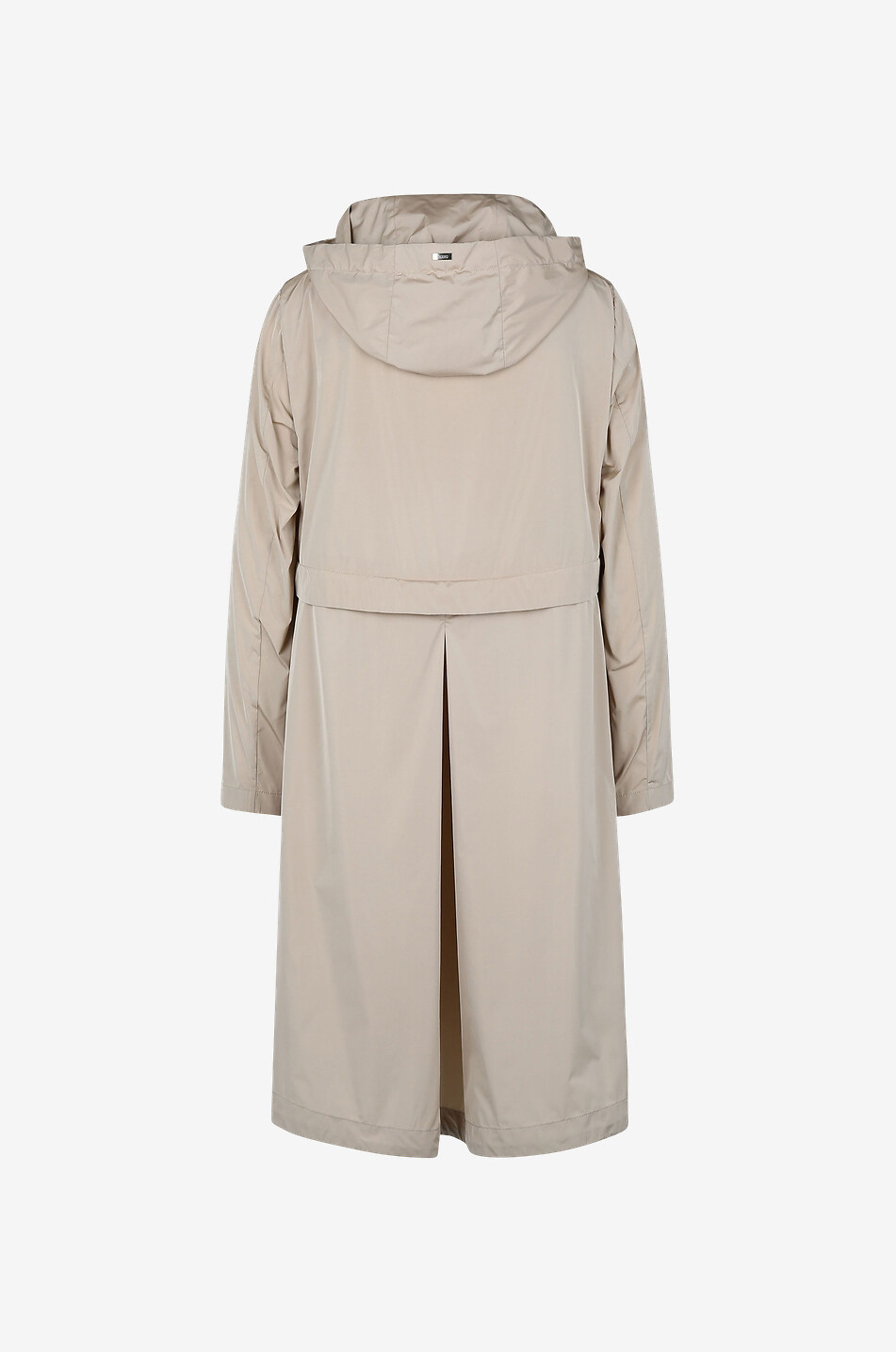 HERNO Parka légère longue à capuche amovible Femme Beige moyen 2
