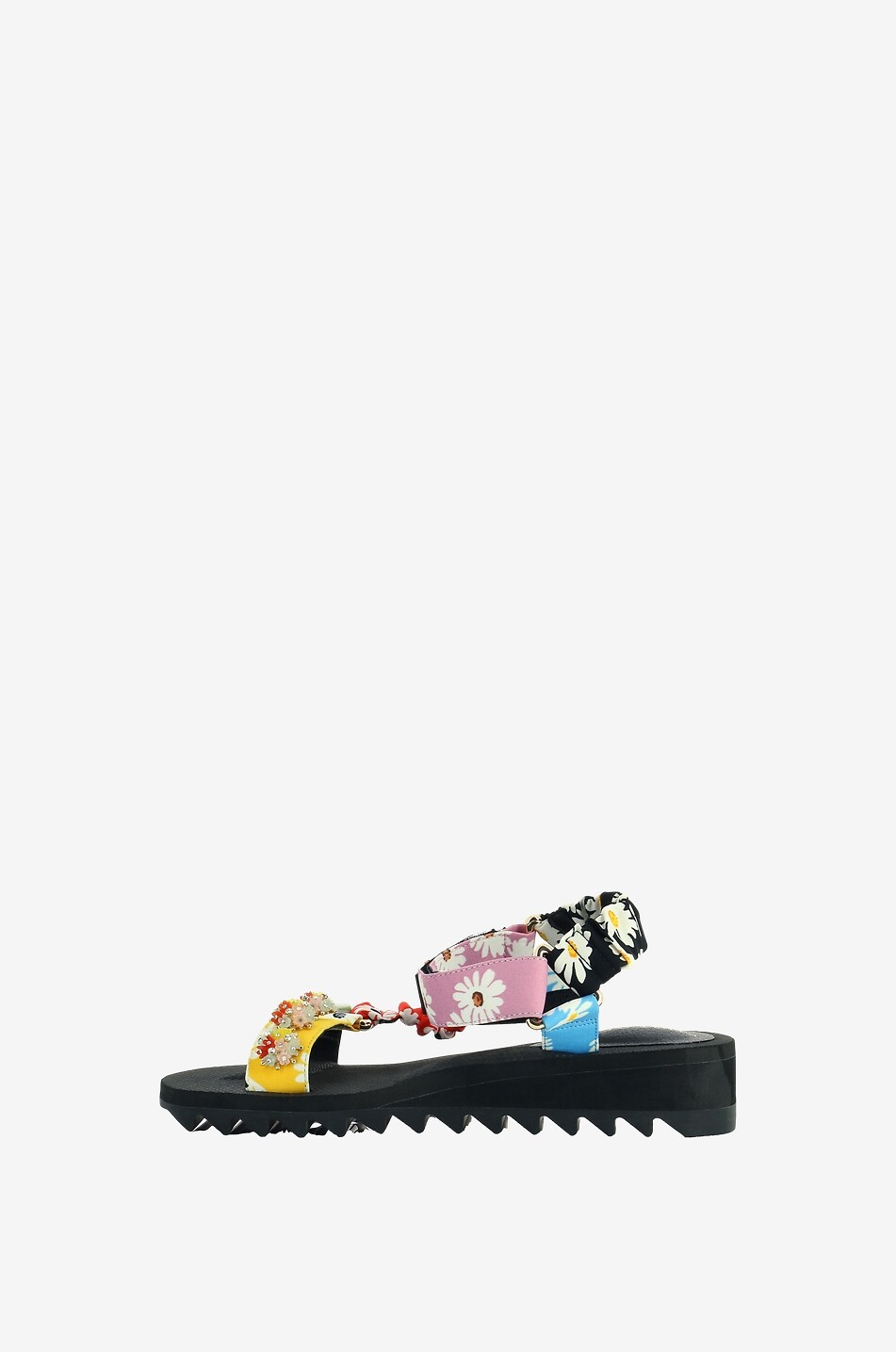 KURT GEIGER LONDON Orion trekking spirit fabric sandals Women MULTI COLOURED 3