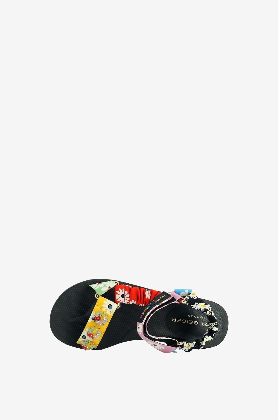 KURT GEIGER LONDON Orion trekking spirit fabric sandals Women MULTI COLOURED 5