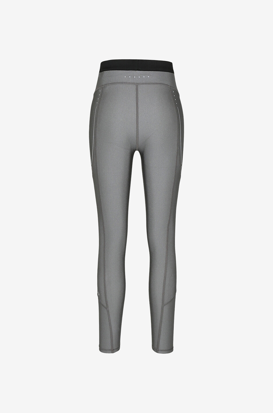 MONCLER Silberne Jersey-Leggings mit lichtreflektierenden Details Damen SILBER 2