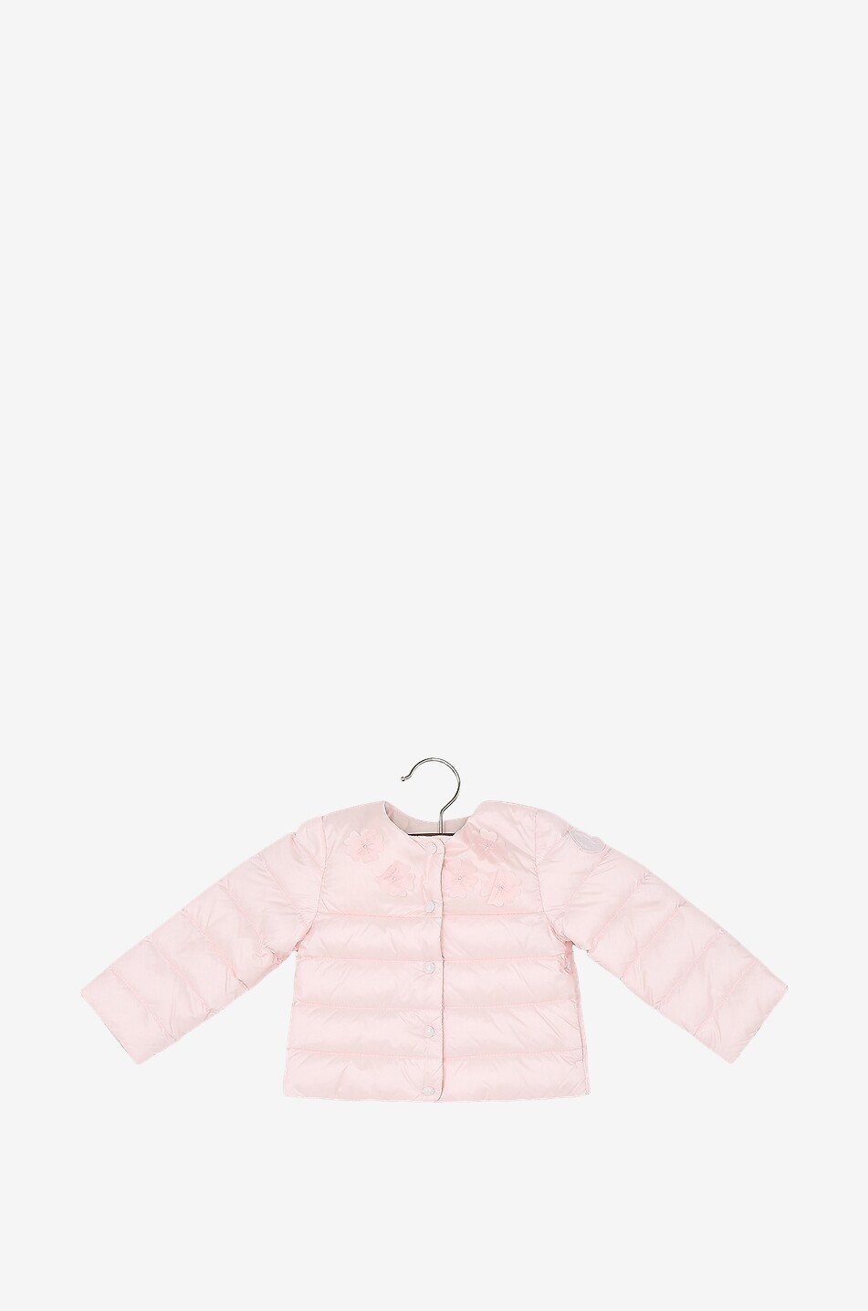 MONCLER Doudoune bébé ornée de fleurs Denisa  ROSE CLAIR 1