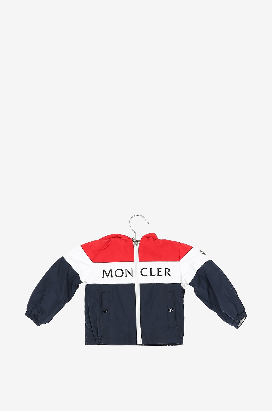 Dard blue white red nylon jacket for babies MONCLER Bongenie